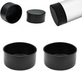 3" (76.5mm) Silicone Chair Leg Floor Protectors, Rubber Chair Leg Caps, Non-Slip Furniture Pads Round Chair Feet Covers End Caps for Hardwood Floors, Patio & Table Foots, White (2PCS) by EASYEAH