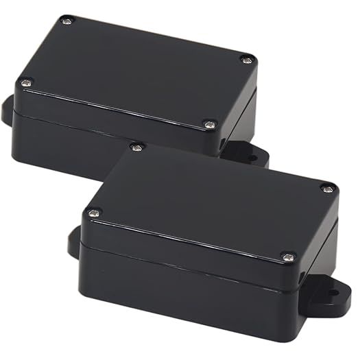 Zulkit Junction Box ABS Plastic Dustproof Waterproof IP65 Universal Electrical Boxes Project Enclosure with Fixed Ear Black 3.27 x 2.28 x 1.30 Inch (83 x 58 x 33 mm)(Pack of 2) by Zulkit
