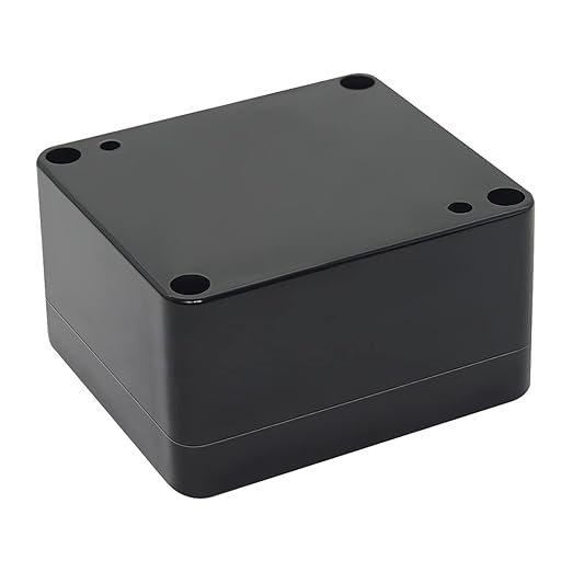 LeMotech Electrical Box ABS Plastic Project Box IP65 Waterproof Junction Box Project Case Universal Enclosure for Electronics Black 2.48x 2.28x 1.37 inch(63x58x35mm)(Pack of 1) - Image 5