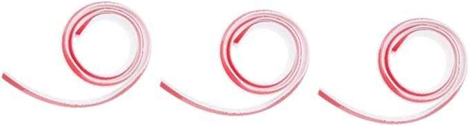 Angoily 1pc Silicone Water Retaining Strip for Bathroom and Kitchen Self-adhesive Desktop Splash Guard Barrier for Shower and Sink and Easy to Install by Angoily