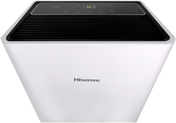 Hisense ConnectLife Smart Control 50 Pint 3-Speeds Dehumidifier, 3 Fan Speeds (High, Low, Auto), WiFi Enabled, Low Noise Airflow System 46 dB, 115v, Up to 4500 sq.ft, DH7021W1WG (Renewed) - Image 7