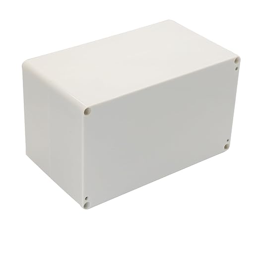 Project Box IP65 Waterproof Junction Box ABS Plastic Electrical Boxes DIY Electronic Project Case Power Enclosure White 7.87x4.72x4.45 inch (200 x 120 x113 mm) - Image 7