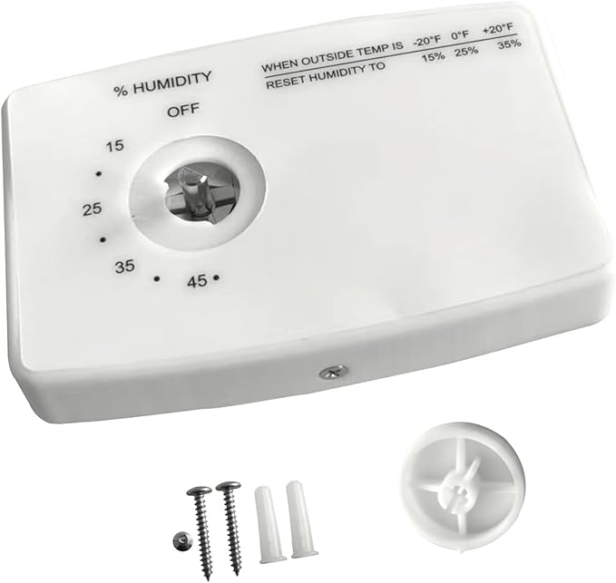 4655 Manual Digital Control Humidifier Control Switch Plan Replacement for Ap-rilAire 4655 4016 Ca-rrier 4363 Whole Home Pipe or Wall Mounted Humidifier Switch Control 24VAC (White) - Image 3