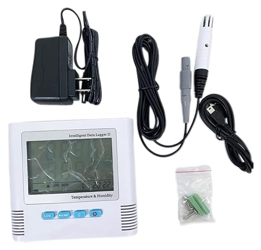 Portable Digital Temperature Humidity Data Logger with Temperature Measurement Range -40-+85℃ Temperature Accuracy ±0.2℃ Humidity Accuracy ±2% RH External 3 Meters Cable 65000 Data Storage - Image 5