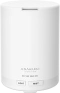 ASAKUKI Essential Oil Diffuser, 5-in-1 Quiet Humidifier, Home Fragrance Aroma Diffuser with 7 LED Color Changing Light and Auto-Off Switch (Pure White) by ASAKUKI
