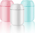 3 Pcs 330ml Small Cool Mist Humidifiers for Bedroom Indoor,Personal Mini Air Humidifier Easy Clean for Plants,Vaporizer for Congestion Portable,Desk Humidifiers for Office Bedside Nightstand Home by Unknown