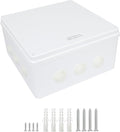 LeMotech Junction Box, ABS Plastic IP65 Waterproof and Dustproof, Universal Electrical Enclosure, Outdoor and Indoor Project Box 11.8X 11.8X 5.9 inch (300 x 300 x 150 mm) by LeMotech
