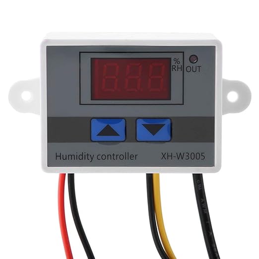 Humidity Control Switch, XhW3005 Digital Hygrometer Switch Controller Humidity Sensor 0~99% Rh 12V/24V/220V Fan Control With Humidity Sensor(220V) - Image 6