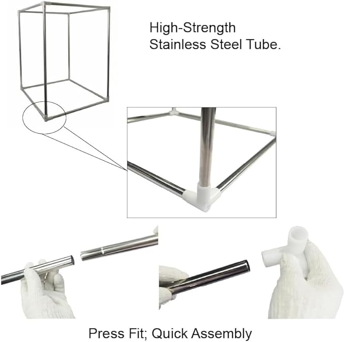 Multifunctional 3D Printer Enclosure w/Adjustable Ventilation Kit Eliminate Odors Tent Cover Compatible with Anycubic Photon Mono, Elegoo Saturn/Mars 3/4 & Creality Halot Series Resin 3D Printer - Image 7
