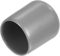 uxcell 20pcs Rubber End Caps Protective Caps 17mm ID Vinyl PVC Round Tube Bolt Cap Cover Screw Thread Protectors, Light Grey by uxcell