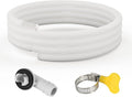 HOXHA 13.2 Ft Air Conditioner Drain Hose Kit Plastic Tubing for AC Condensate Flexible Drain Hose for Mini Split AC Portable AC Washer Dishwasher Faucet by HOXHA