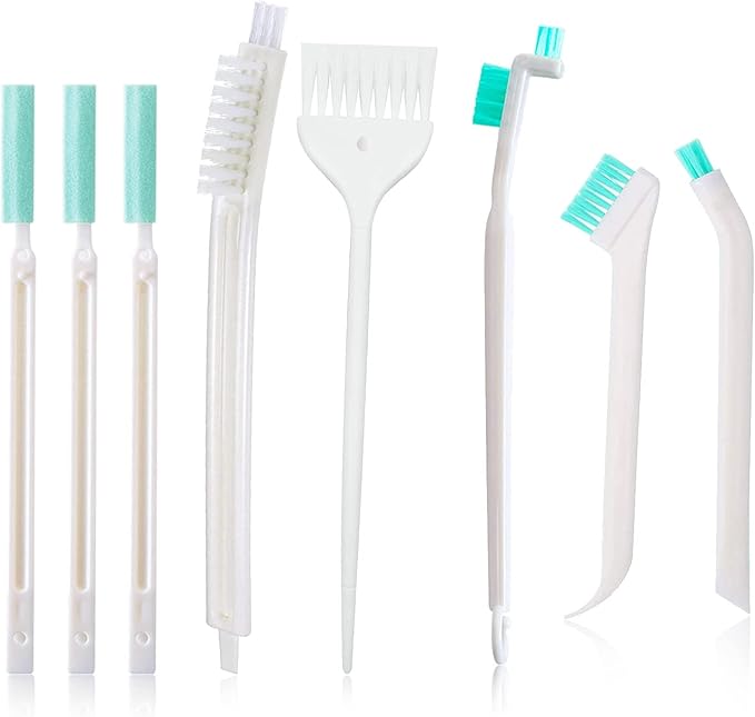 Small Detailing Cleaning Brushes for Small Spaces,Crevice Cleaning Tools for Keyboard Bottle Window Groove Car Gap,Scrub Cleaner Supplies for Shower Toaster Tub Baseboard Sink Grout Oven Juicer by Haniforever