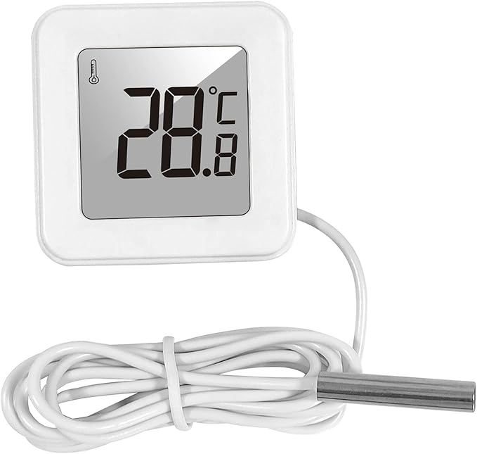 Muloo Digital Hygrometer Indoor Thermometer Humidity Meter Room Thermometer Accurate Temperature Humidity Monitor for Home Temperature and Humidity Meter Pink - Image 9