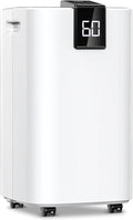 4000 sq.ft Dehumidifier for Basement, Trazico 45 Pint Dehumidifiers for Home with Drain Hose, Smart Humidity Control, 24H Timer, Auto Defrost, Ideal for Large Room, Bathroom, Bedroom, Garage, Black by Trazico