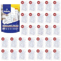 Wallaby 2 gram (350 Packets) Food Safe Pure White Silica Gel Desiccant Dehumidifier Packs - Rechargeable & Coated Moisture Absorbers - Protects Against Moisture Damage - (Packed in 70x Sets of 5) by WallabyGoods