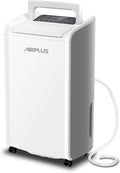 AIRPLUS 4,500 Sq.Ft 70 Pint Dehumidifier for Basements and Home-with Drain Hose,Efficient,Energy-with Dual Protection and 4 Smart Modes,24H Timer,Defrost,for Large room by AIRPLUS