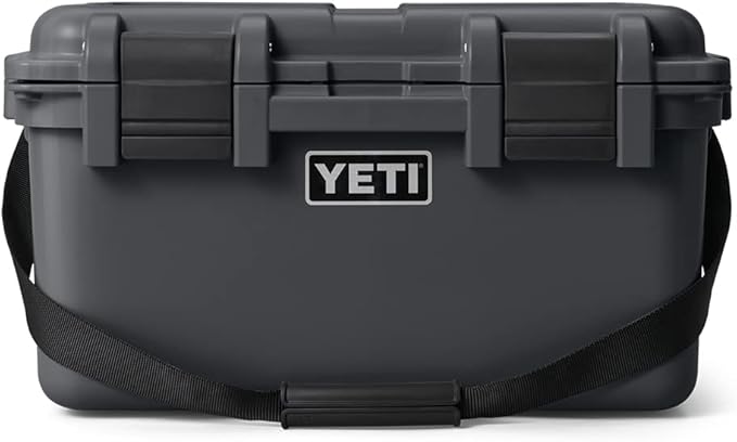 YETI LoadOut 30 GoBox Divided Waterproof Cargo Case, Dry Box, Camera Case, Fishing Tackle Box, Charcoal - Image 7