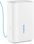 DORTALA 150 Pints Dehumidifier for 7000 Sq.Ft Large Rooms, Basement, Bathroom, Home Dehumidifier with Pump, Drain Hose, 2 Modes, 24H Timer, 2.4 Gal Water Tank, Auto Defrost, White by DORTALA