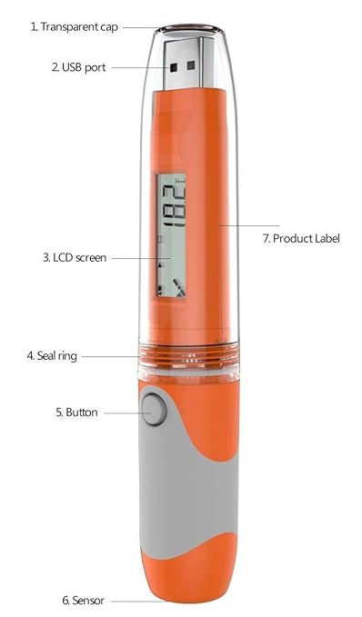 (Pack of 100) Thermal Mapping Area Mapping Multi Use Temperature & Humidity Data Logger (Range: -30℃ to 70℃) USB Plug & Play for Pharmaceuticals and Laboratories|Model: Elitech RC-51H - Image 4