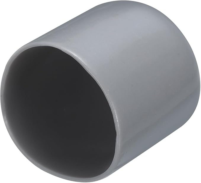 uxcell 20pcs Rubber End Caps 22mm(7/8") ID Vinyl PVC Round Tube Bolt Cap Cover Screw Thread Protectors Grey by uxcell