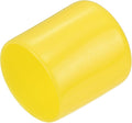uxcell 20pcs Rubber End Caps 29mm(1 1/8") ID Vinyl PVC Round Tube Bolt Cap Cover Screw Thread Protectors Yellow by uxcell
