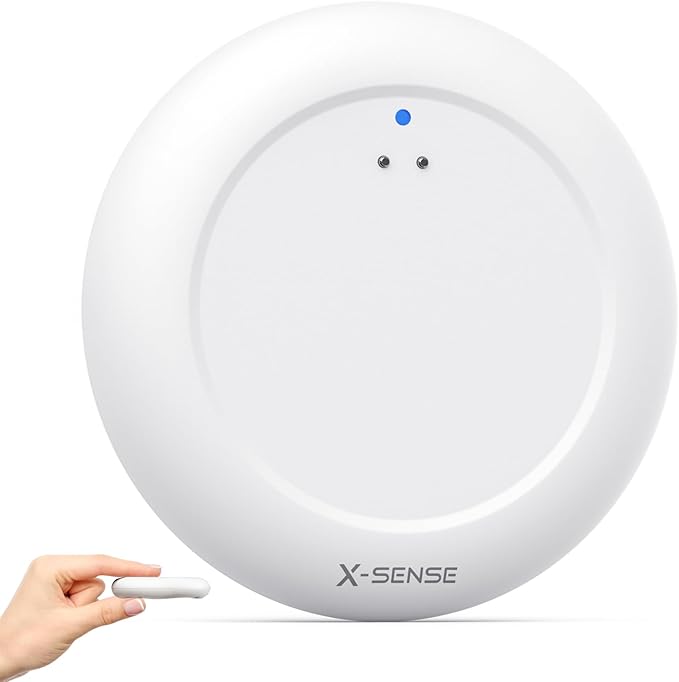 X-Sense Wi-Fi Water Leak Detector (SBS50 Base Station Required), 1 SWS0A Water Sensor by X-Sense
