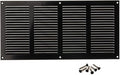 14x6 inch (Duct Opening) Vent Cover - Black Ventilation Covers for Wall and Ceiling - Metal Return Grille - HVAC AC Air Vents Register for Indoor and Outdoor Use with Mesh by ABOUT+VENT