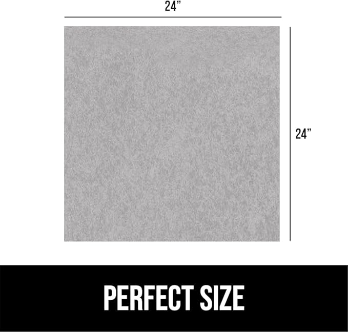 GORILLA GRIP LeakGuard Non-Adhesive Under Sink Mat for Kitchen Cabinet, Waterproof Quick Dry Shelf Liner, Durable Absorbent Felt Mats for Bathroom Sinks, Cabinets, Dresser, Easy Trim, 24x24 Light Gray - Image 7