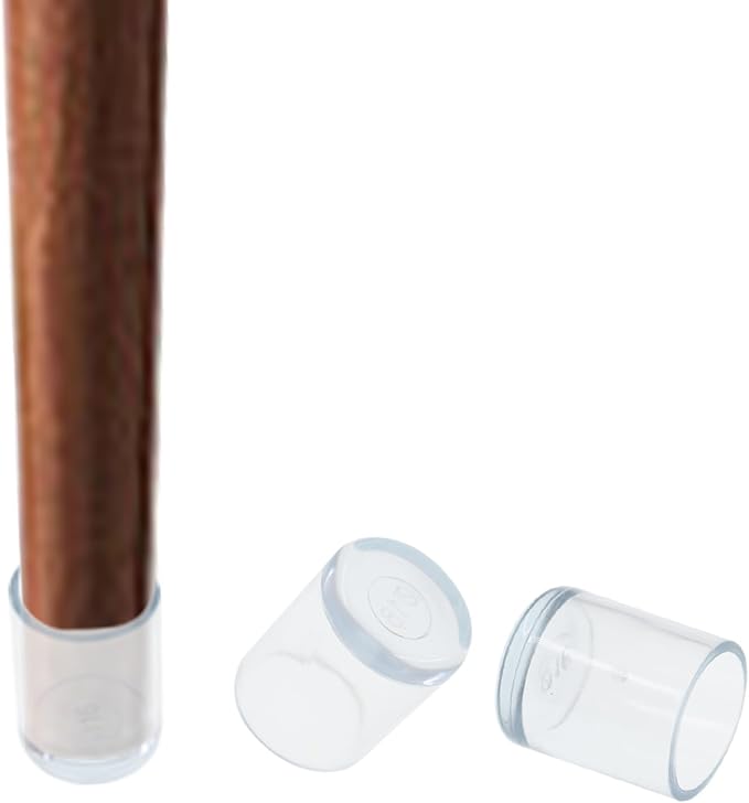 Round Chair Leg Caps,PVC Furniture Feet Covers,TTZEZE Transparent Round Floor Protectors,Clear Table Feet Covers Preventing Plastic Chair Leg Covers Scratches and Noise 16mm/0.63'', 12 - Image 6