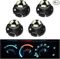 AC Climate Heater Control LED Lights Bulbs Kit replacement Compatible with 2002-2008 Dodge Ram 1500 2500 3500 Dakota (Ice blue), Pack of 4 by RAVSOFT