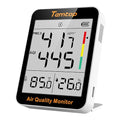 Temtop Air Quality Monitor Indoor Thermo-Hygrometer - PM2.5, AQI, Temperature, and Humidity Meter for Home, Office, or School, Air Quality Measurement, 60-Day Battery Life by Temtop