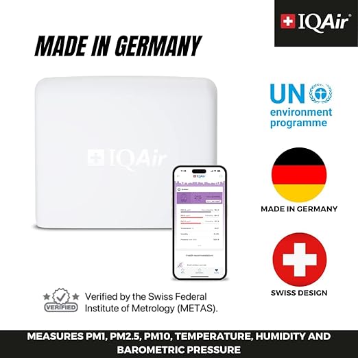 IQAir AirVisual Air Quality Monitor Bundle, Swiss-Designed Indoor & Outdoor Sensors, Professional Grade Real-Time Air Quality Tracking - Image 4