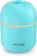 Portable Small Humidifier, WUTAER USB Personal Desktop Humidifier for Car, Office Room, Bedroom, Auto Shut-Off, 2 Mist Modes, Super Quiet(220ml, Green) by Unknown