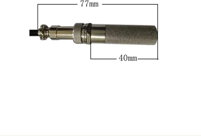 Taidacent SHTC3 Sensor Air Digital Temperature and Humidity Meter Probe Transmitter Controller for Greenhouse Outdoor I2C (1m Shielded Cable) - Image 2