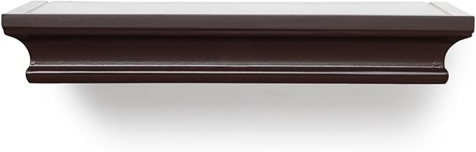 AHDECOR Floating Shelves Wall Mounted, Deeper Wall Storage Shelf for Home Décor, Super Sturdy, Easy to Install, 12” Wide, 7.75” Deep, Espresso Brown - Image 5
