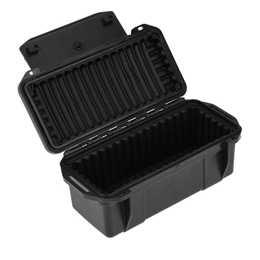 SEIWEI Outdoor Sealed Waterproof Safety Case Plastic Tool Dry Storage Box For Electronic Equipment Camping Outdoor Tool - Professional Waterproof Box(C), Black (MMZ-HA5272C-RT) - Image 7