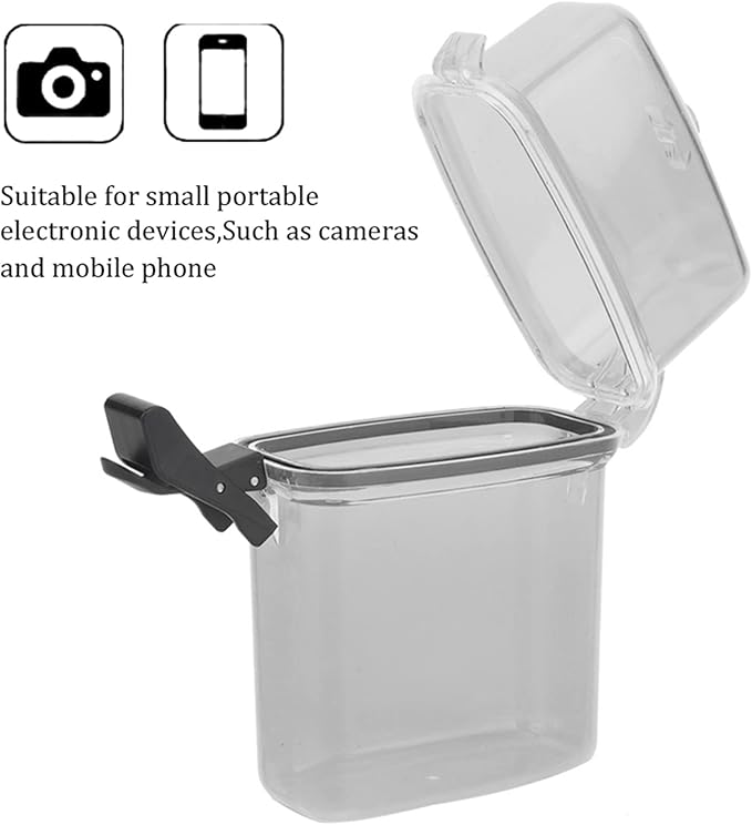Keenso Diving Seal Box, 3 Colors Plastic Dry Box Transparent Waterproof Sealing Box Underwater Diving Sealing Box with Rope Hook - Image 5