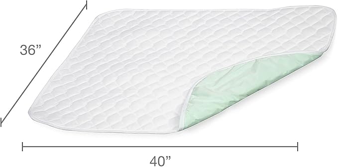 DMI Waterproof Sheet to be Used as a Bed Pad, Bed Liner, Mattress Protector, Pee Pad, Furniture Cover or Seat Protector with Quilted Slide Sheet and 4 Layers of Protection, Without Straps, 36 x 40 - Image 4
