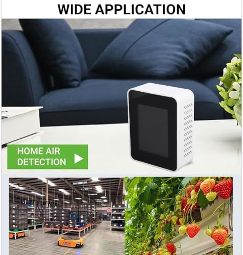 CO2 Monitor Indoor Air Quality Meter Real Time Detection of Carbon Dioxide HCHO TVOC Temperature Humidity Portable Data Logger for Home Office - Image 8