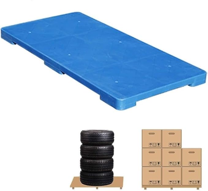 LNNW Plastic Pallet, Warehouse Moisture Barrier, Sturdy Supermarket Shelves, Outdoor Storage Floor Pallets for Garage Supermarket Basement(100x60x5cm) by Unknown