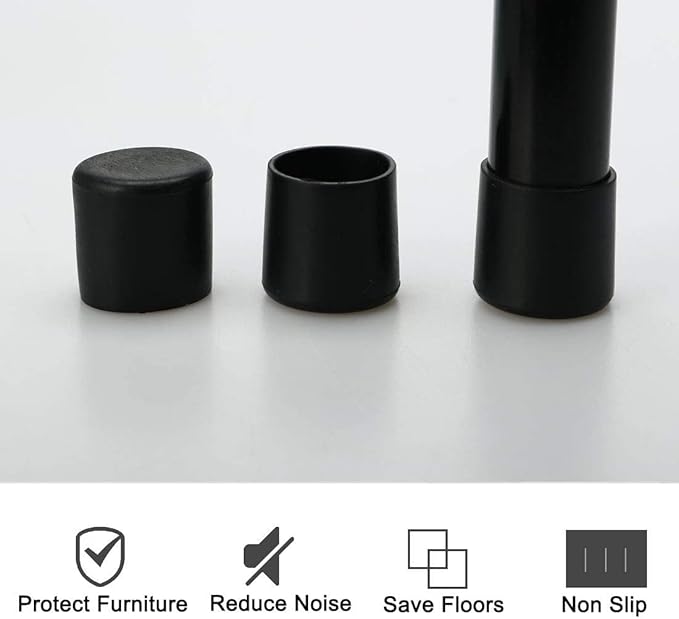 XYWHPGV PVC Leg Cap Tip Cup Feet Cover 20mm 0.79" Inner Dia 10pcs Floor Protector Moisture Resistant for Furniture Chair Desk(2b209 e3ac4 8b047 bb855 34fa6 9f7cd - Image 4