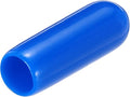 uxcell 20pcs Rubber End Caps 4mm(0.2") ID Vinyl PVC Round Tube Bolt Cap Cover Screw Thread Protectors,Blue by uxcell