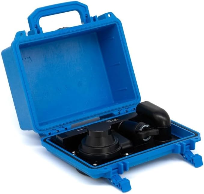 DemerBox: Waterproof, Portable, and Rugged Outdoor Bluetooth Speakers. Loud Sound + Deep Bass, 40+ hr Battery Life, Dry Box + USB Charging, Multi-Pairing Party Mode (Roseau Blue DB1 Speaker) - Image 3