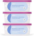 Ubbi Moisture Absorber and Odor Eliminator Tub, Attracts and Traps Excess Moisture, Reduce Dampness, Lavender Scented, 3 Pack by Ubbi