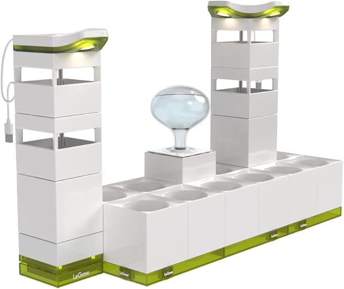 LeGrow Home Garden, Enjoy The Natural Landscape Daily, Automatic LED Grow Light, 7 Days Watering Free Ecosystem, Modular Design Fits Any Space, Write, [Plants NOT Included]. - Image 2