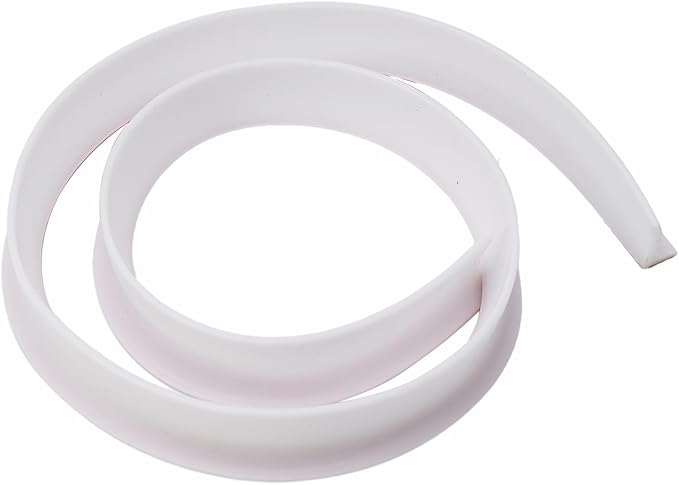 Shower Water Retention Strip - Silicone Multi-Color Water Containment - Fits Various Shower Areas for Bathroom Use(White 100cm) - Image 2