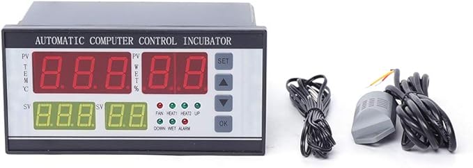 XM-18 Incubator Controller, 110V Automatic Control System Egg Incubator Machine 0-99℃ Temperature Humidity Sensor for Home and Commercial Use - Image 6