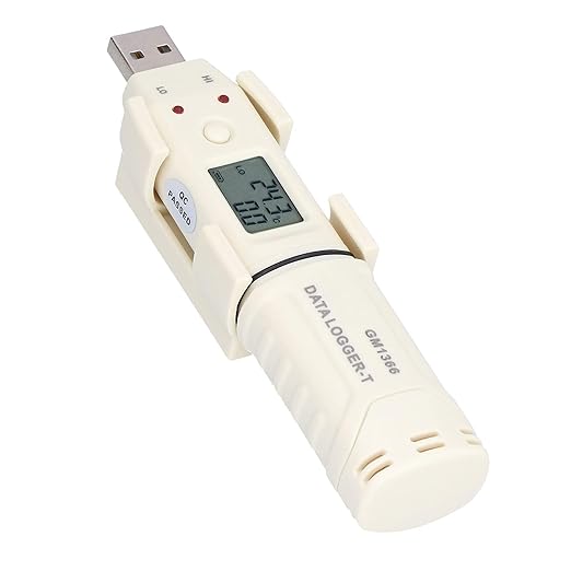 Temperature Data Logger, Battery Powered Low Power Consumption Digital Humidity Data Logger Compact for Office for Indoor for Home - Image 5