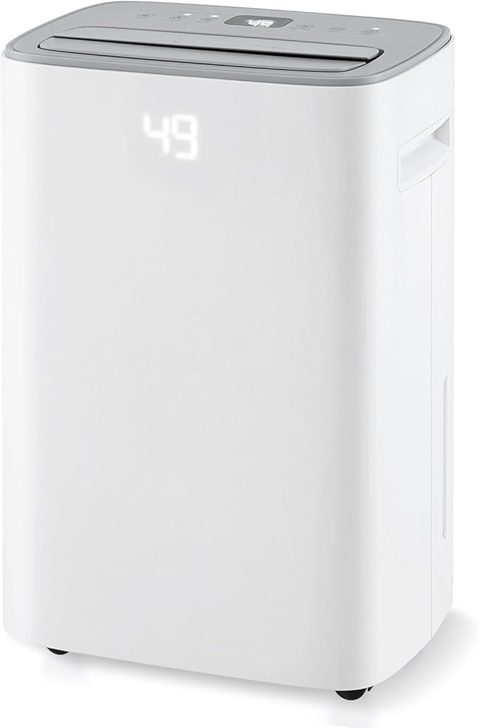 4500 Sq. Ft Dehumidifier for Basement, 52 Pint Garage Dehumidifier for Home, Bedroom & Bathroom with Drain Hose, Smart Humidity Control & Display, 3 Modes, 24H Timer & Auto Defrost by TOOLSEMPRE