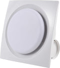 Bathroom Exhaust Fan with LED Light Ceiling Mount Ventilation Fan 110 CFM 1.0 Sones 4 Inch Duct Quiet Bathroom Vent Fan with Light Combo 5000K for Home Bath Office Hotel(Round) by Unknown